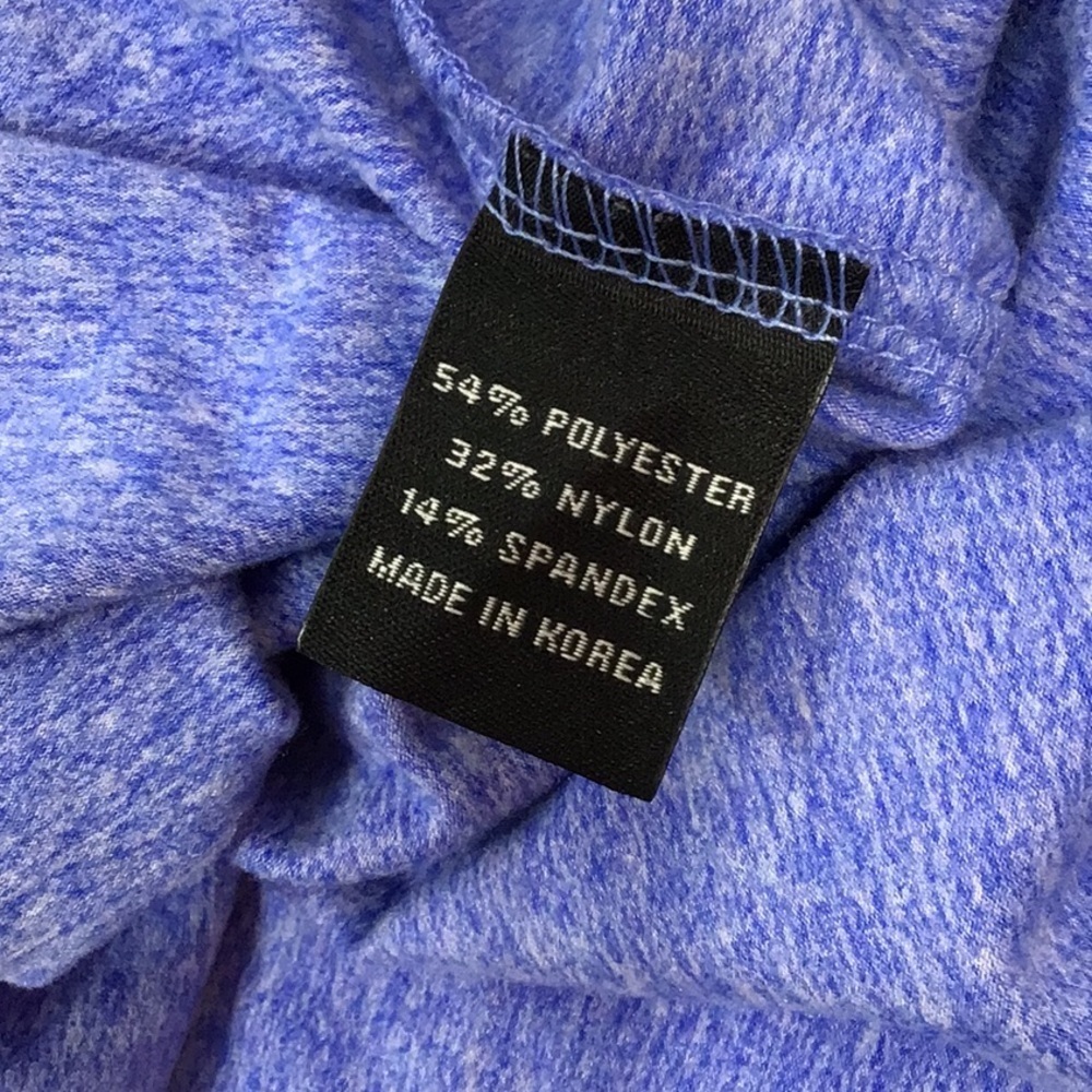 Turtleson heathered blue zip neck pullover XL NWOT - Picture 10 of 12